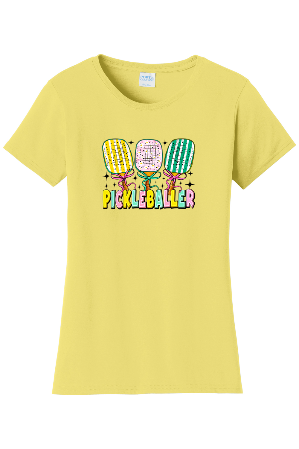 Port & Company Ladies Fan Favorite Tee Yellow