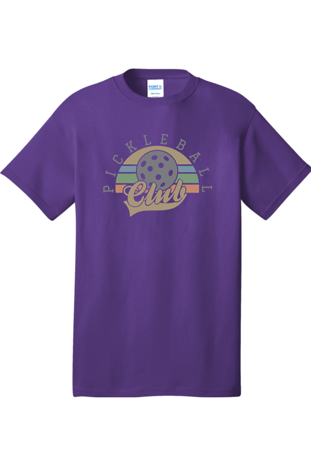 Port & Company Core Cotton Tee Team Purple
