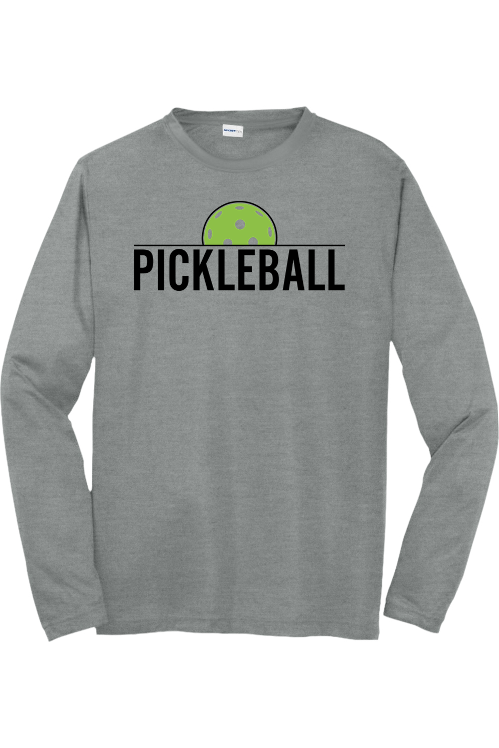 Sport-Tek Long Sleeve PosiCharge Competitor Tee Iron Grey Heather