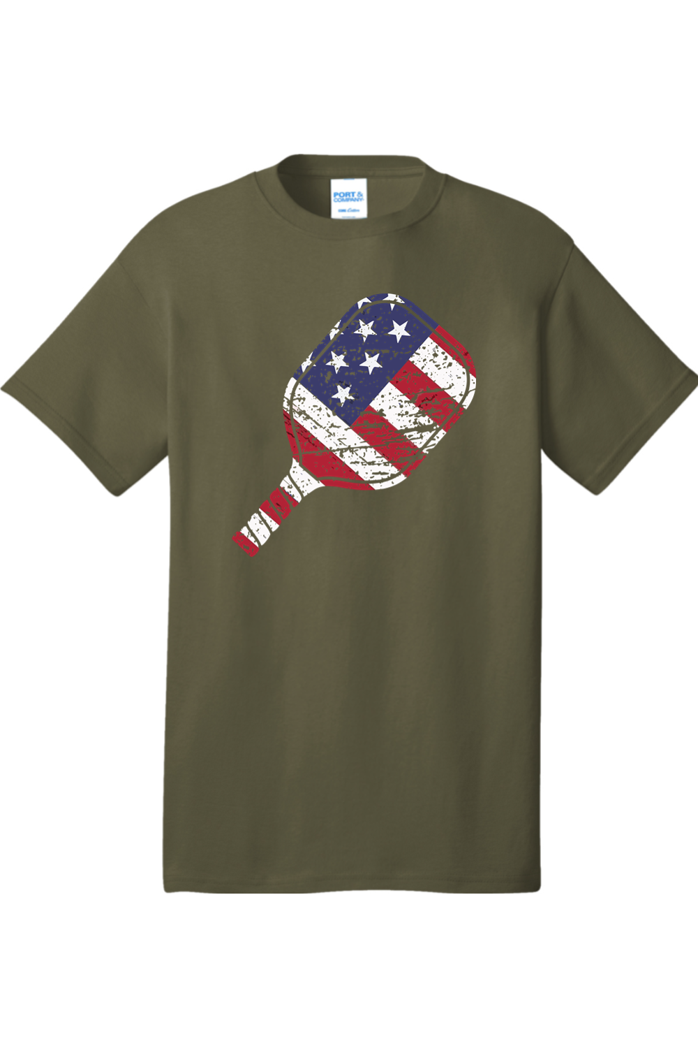Port & Company Core Cotton Tee Olive Drab Green