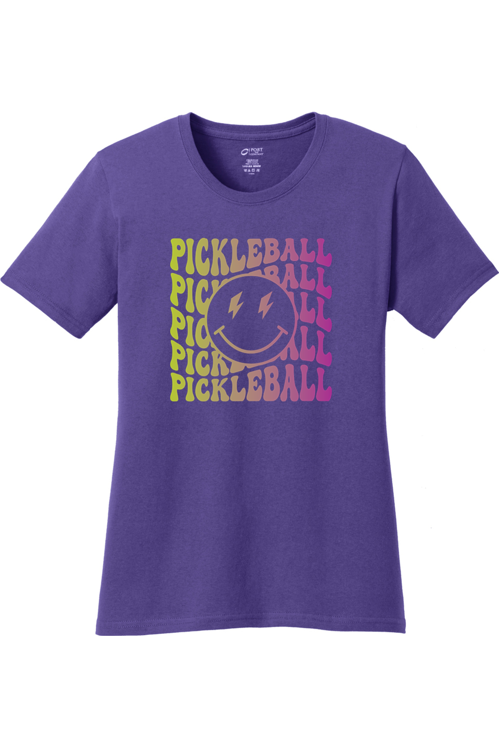 Port & Company Ladies Core Cotton Tee Purple