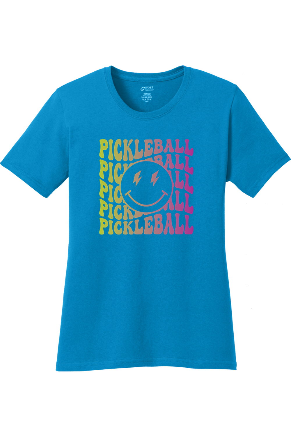 Port & Company Ladies Core Cotton Tee Sapphire