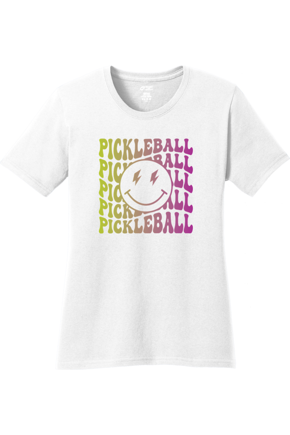 Port & Company Ladies Core Cotton Tee White