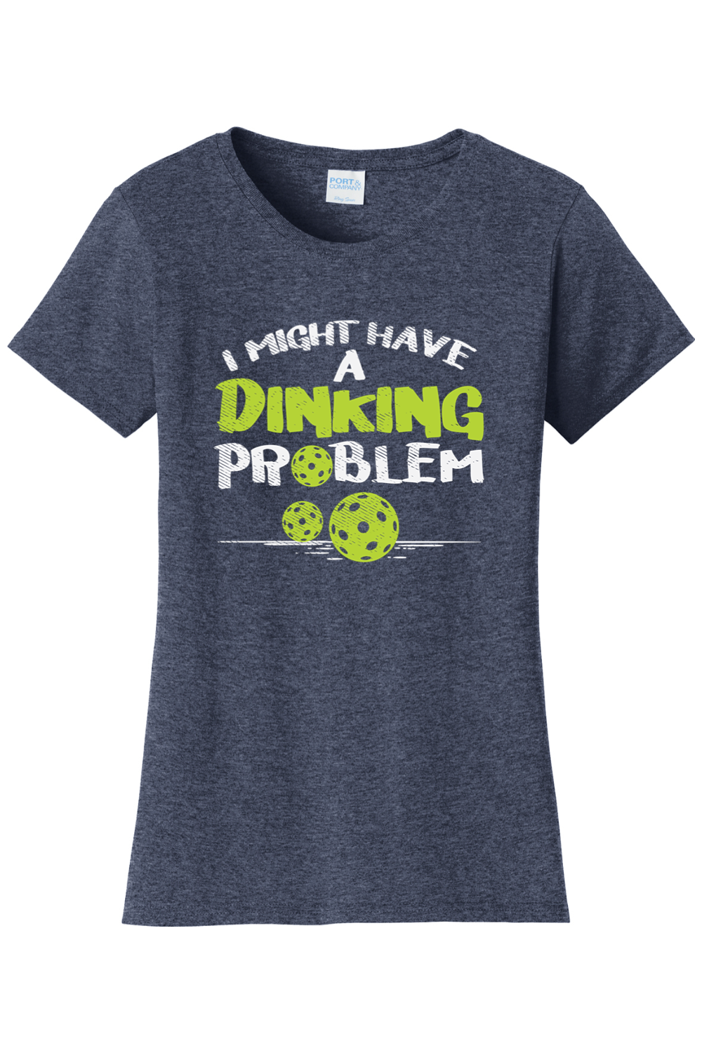 Port & Company Ladies Fan Favorite Tee Heather Navy