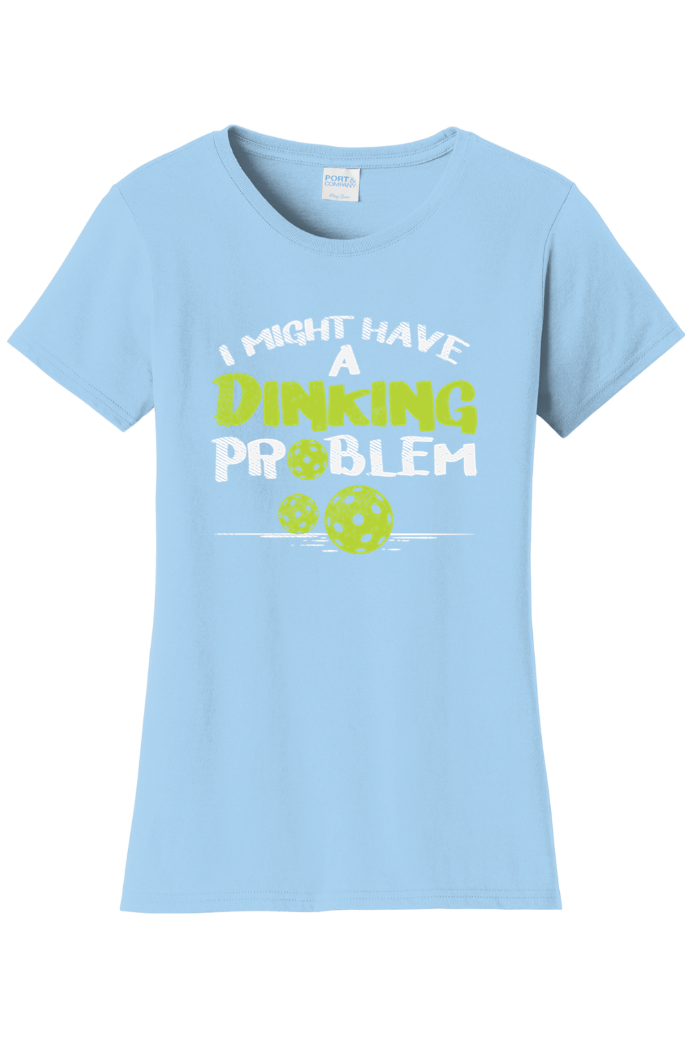 Port & Company Ladies Fan Favorite Tee Light Blue