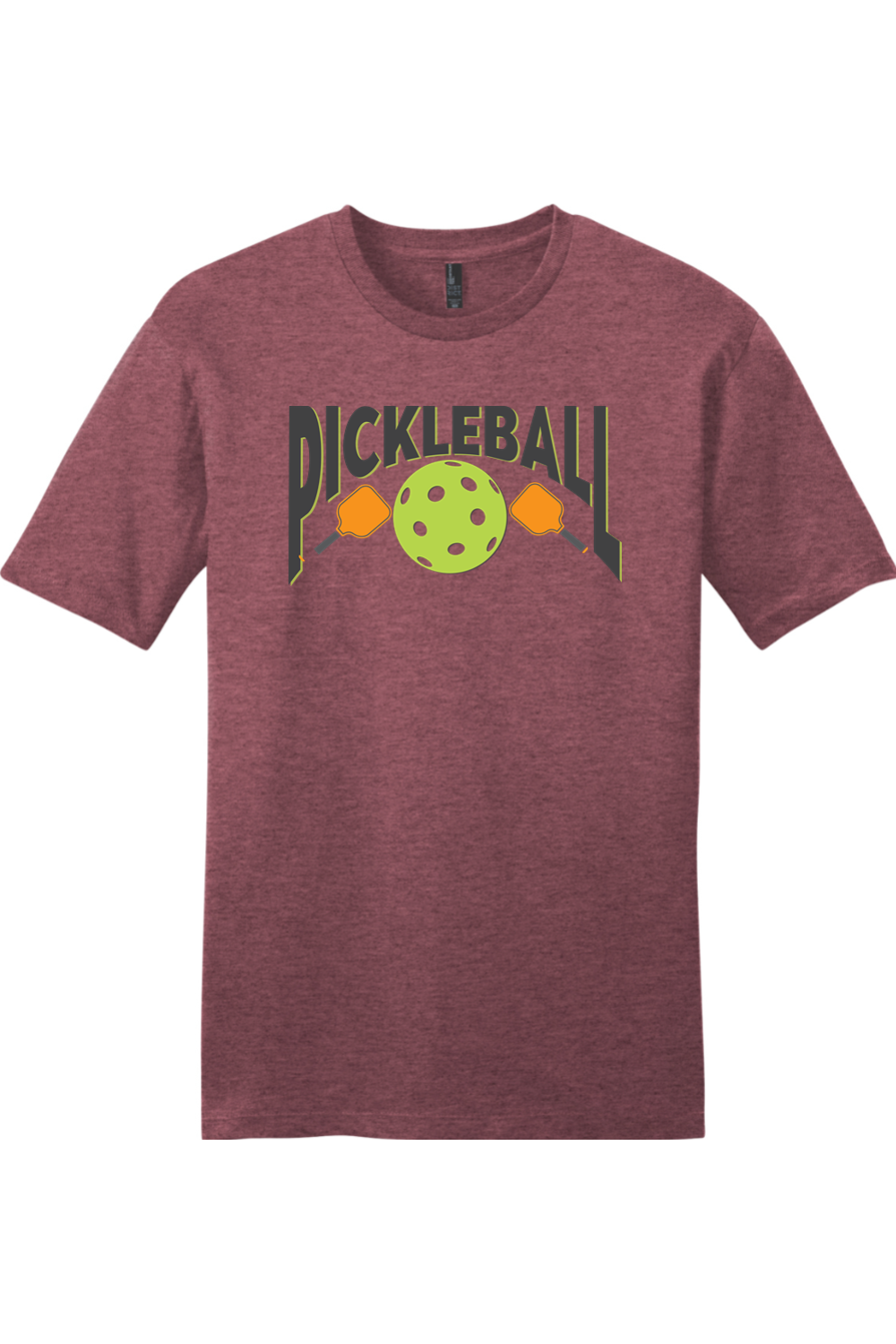 District Very Important Tee Heathered Cardinal