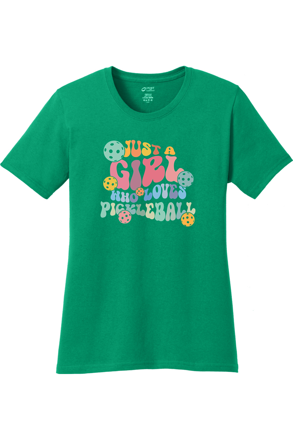 Port & Company Ladies Core Cotton Tee Kelly