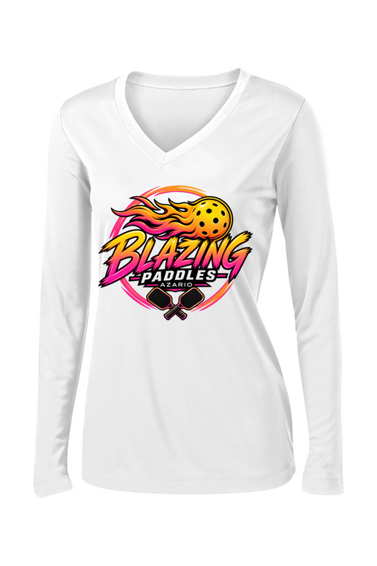 Sport-Tek Ladies PosiCharge Competitor Long Sleeve V-Neck Tee
