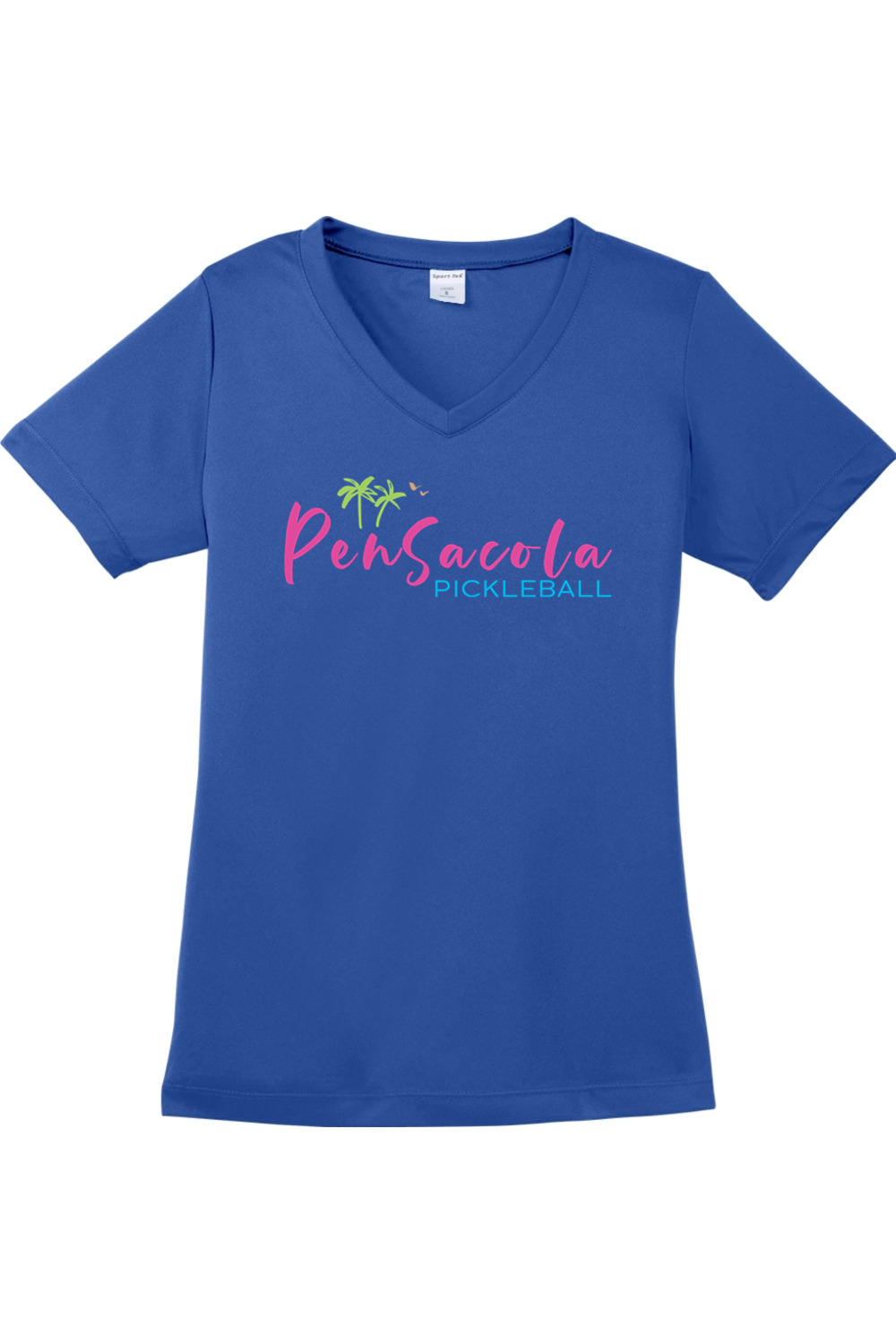 Sport-Tek Ladies PosiCharge Competitor V-Neck Tee True Royal
