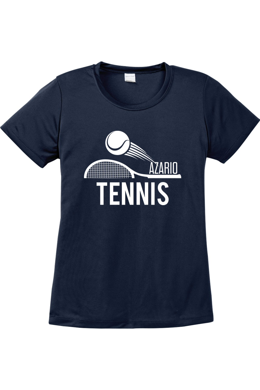 Azario Tennis - Ladies  Crew Neck Tee