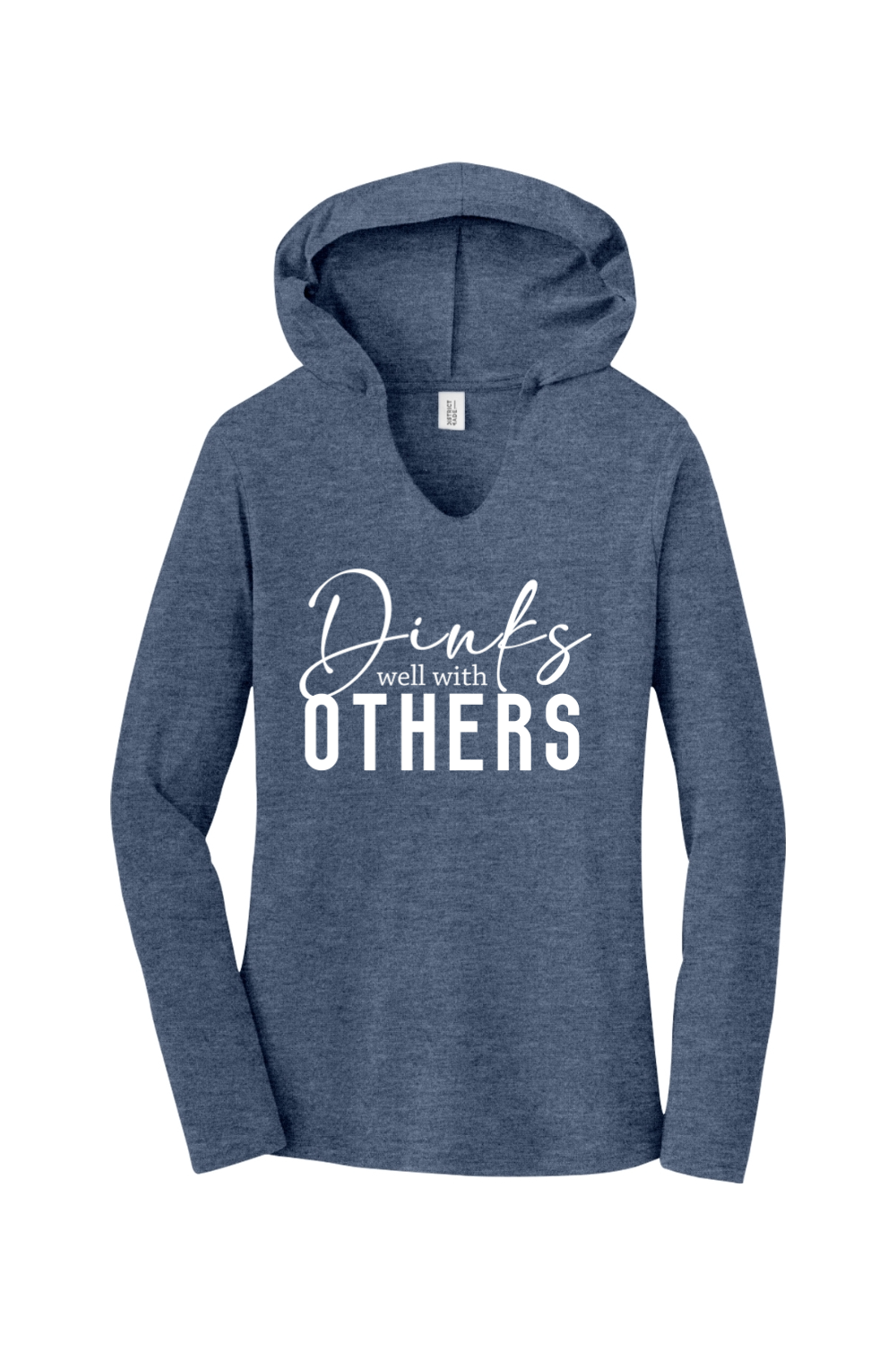 District Women’s Perfect Tri Long Sleeve Hoodie Navy Frost