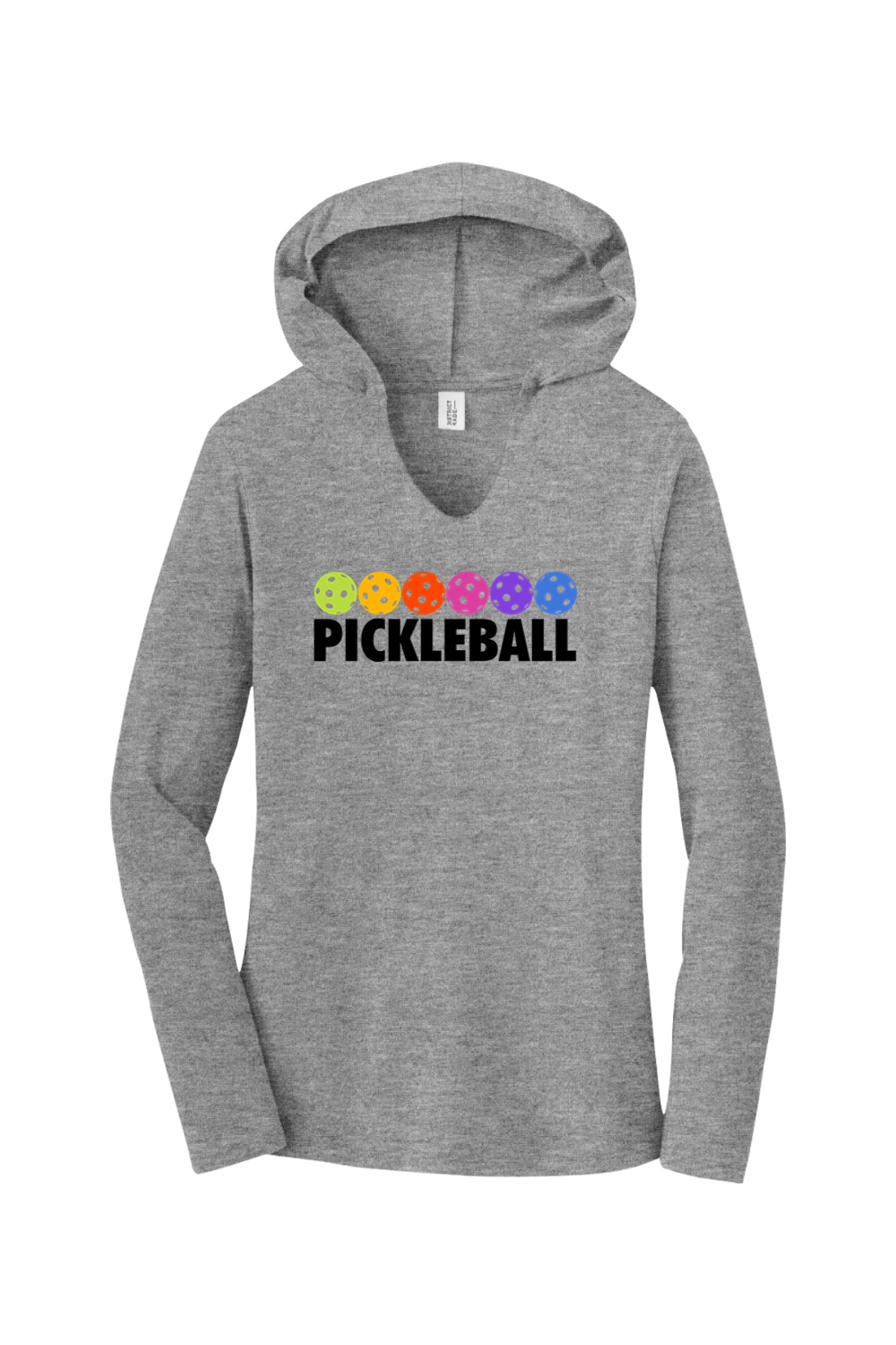 District Women’s Perfect Tri Long Sleeve Hoodie Grey Frost