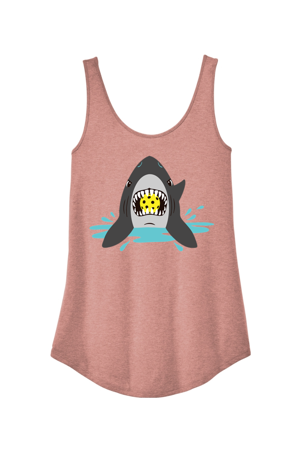 District Women's Perfect Tri Relaxed Tank Blush Frost