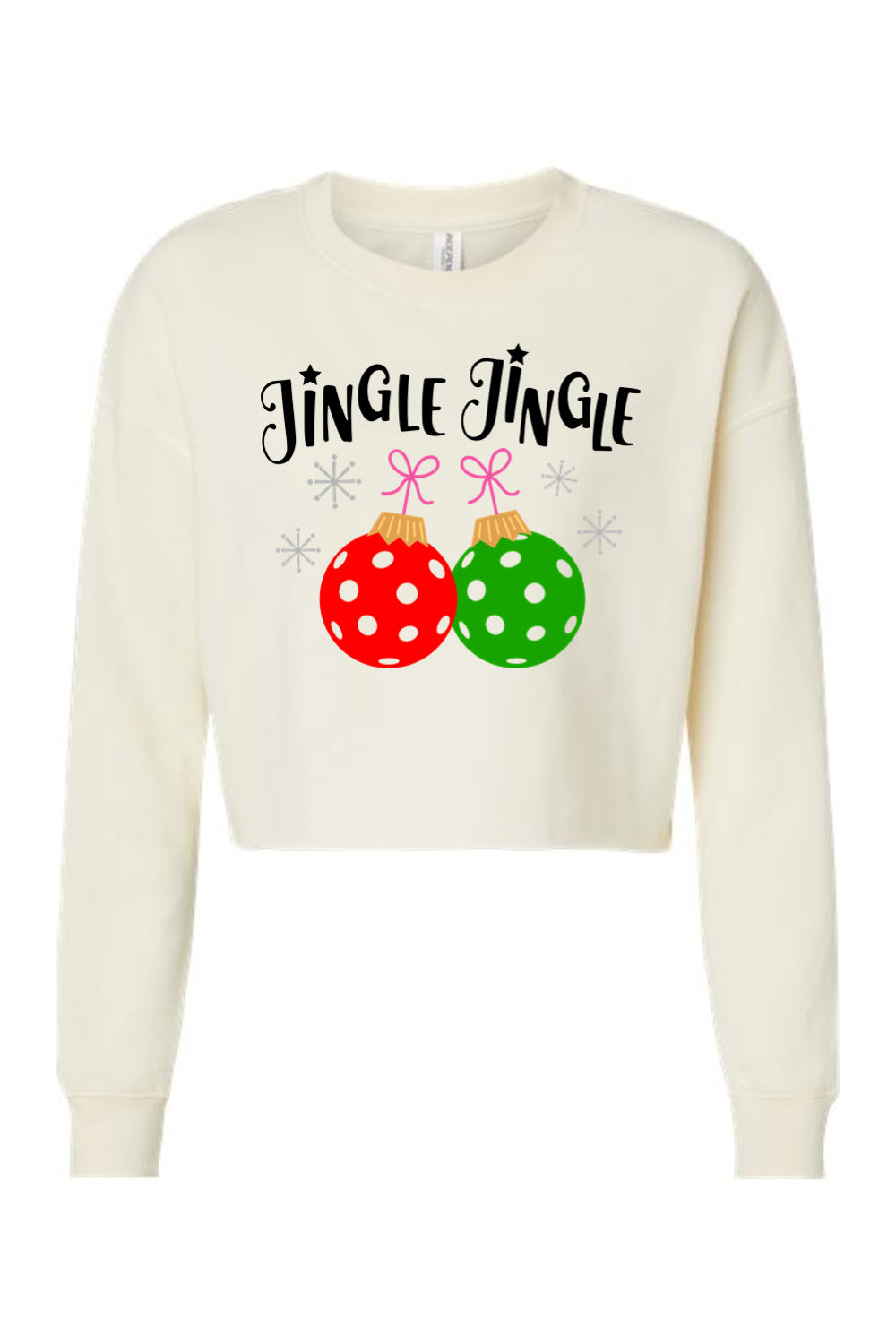 Independent Trading Co Women's Lightweight Cropped Crew Pullover