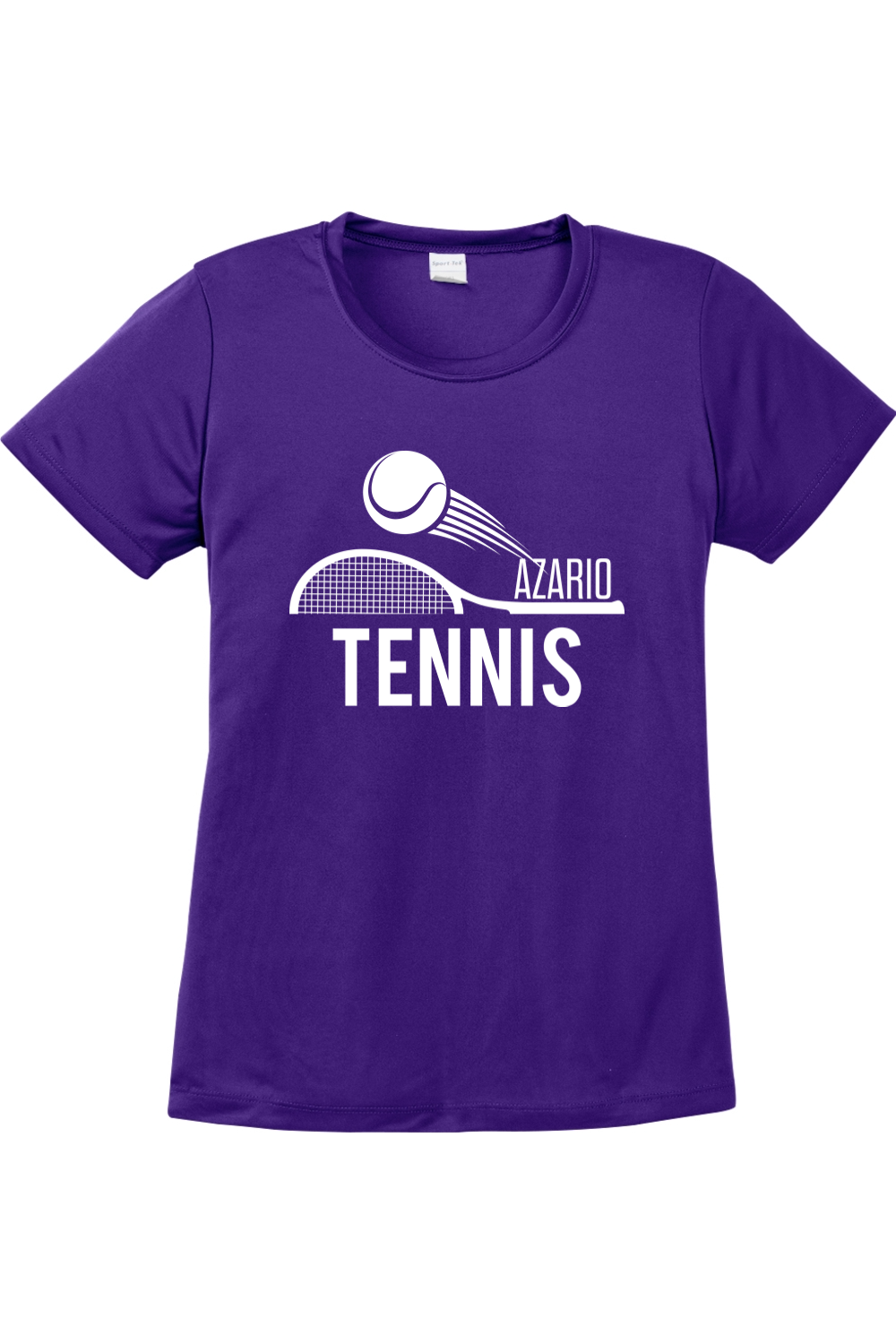 Azario Tennis - Ladies  Crew Neck Tee