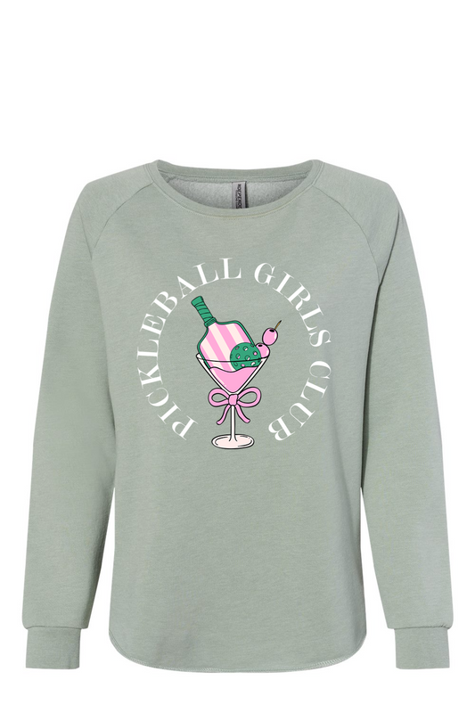 Independent Trading Co. Women's California Wave Wash Crewneck Sweatshirt