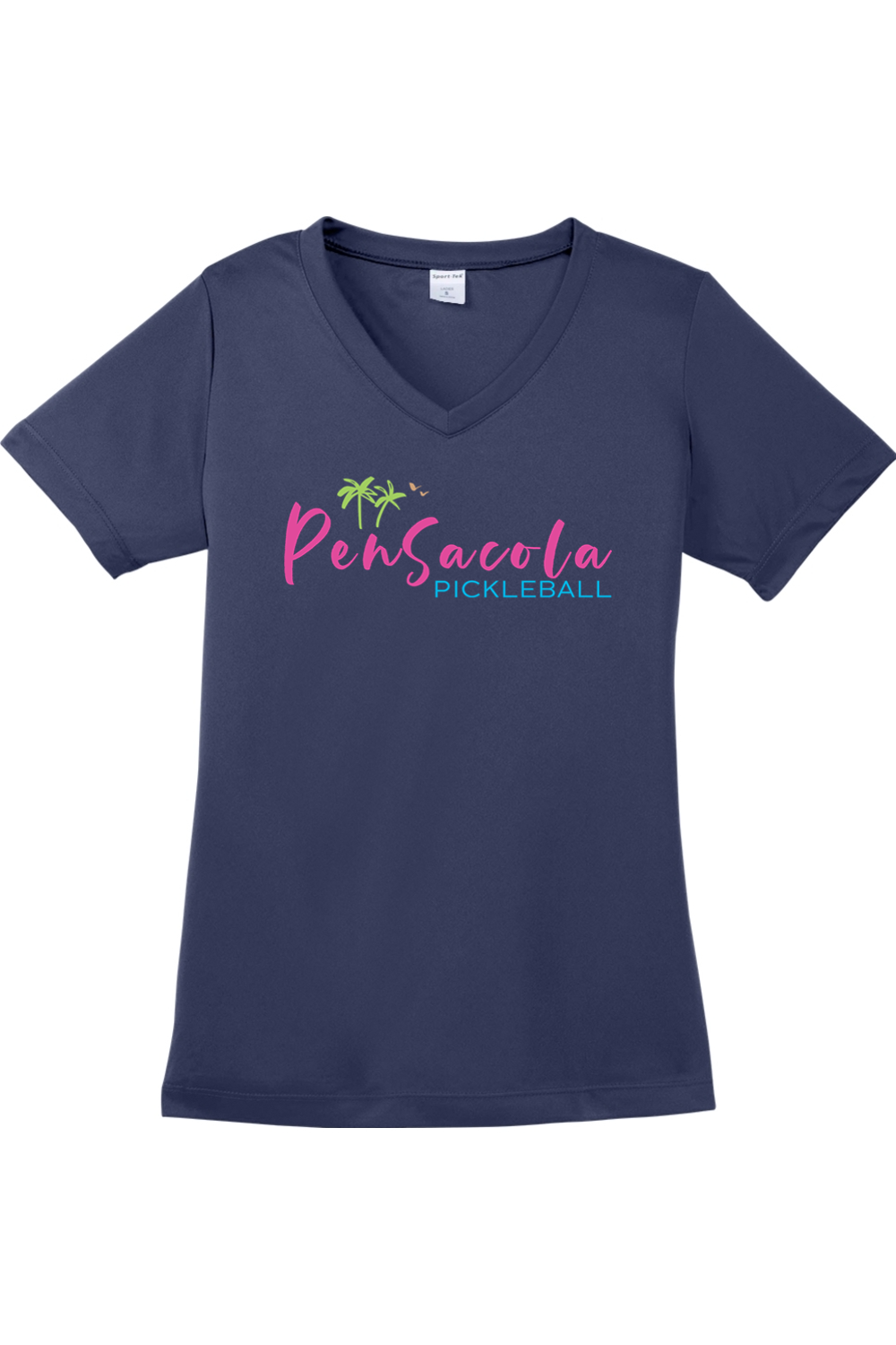 Sport-Tek Ladies PosiCharge Competitor V-Neck Tee True Navy