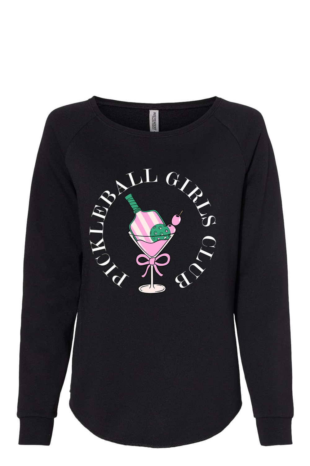 Independent Trading Co. Women's California Wave Wash Crewneck Sweatshirt