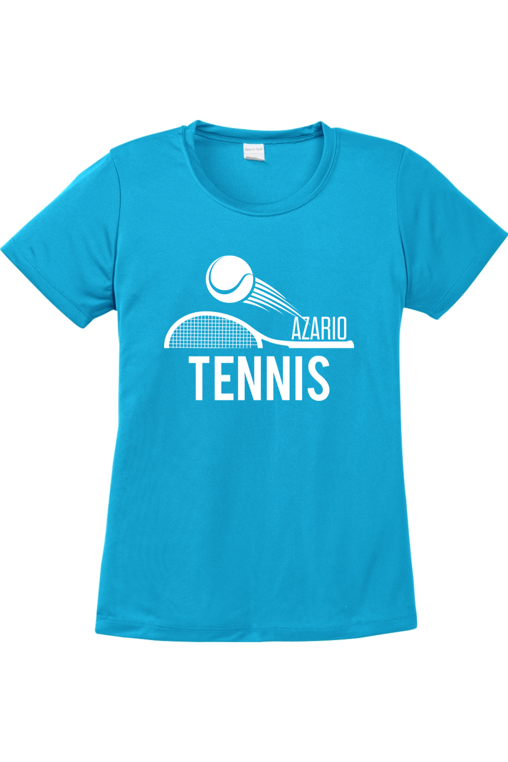Azario Tennis - Ladies  Crew Neck Tee
