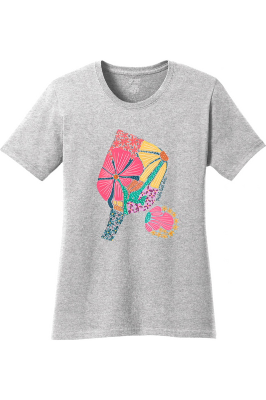 Port & Company Ladies Core Cotton Tee Ash