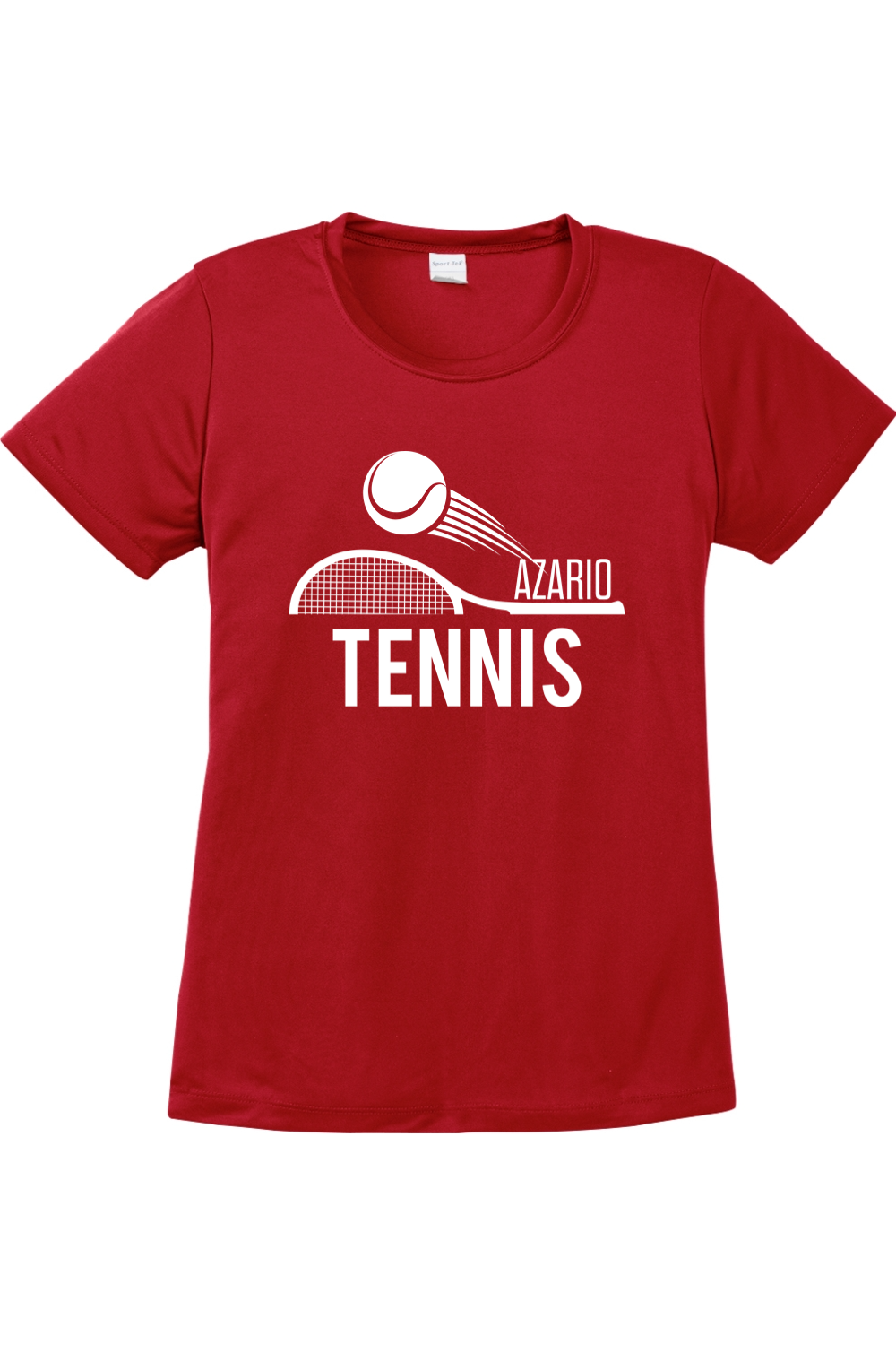 Azario Tennis - Ladies  Crew Neck Tee