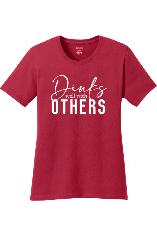 Port & Company Ladies Fan Favorite Tee Red