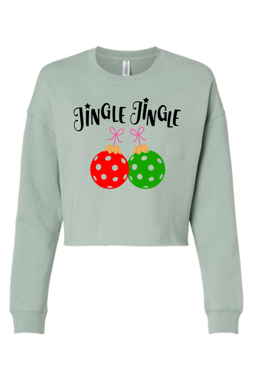 Independent Trading Co Women's Lightweight Cropped Crew Pullover