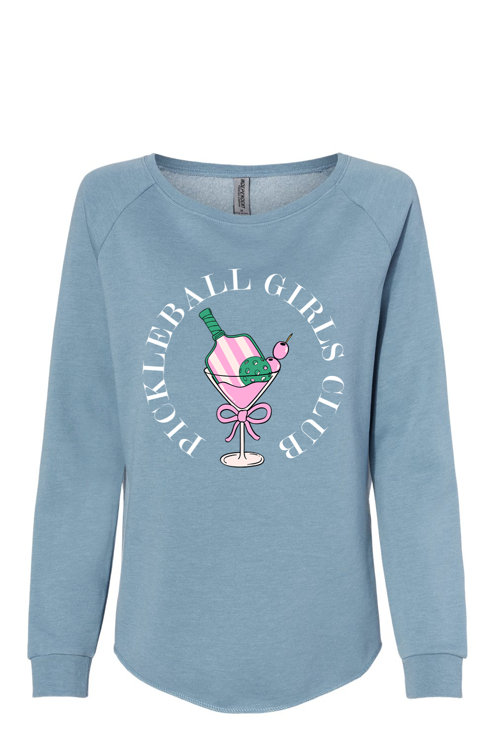 Independent Trading Co. Women's California Wave Wash Crewneck Sweatshirt