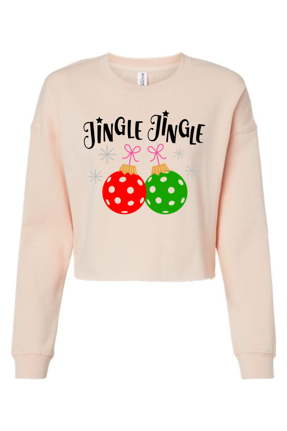 Independent Trading Co Women's Lightweight Cropped Crew Pullover