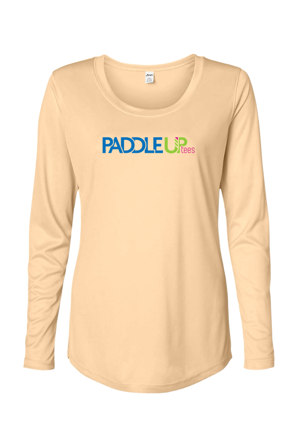 Paragon Women's Long Islander Performance Long Sleeve T-Shirt Peach