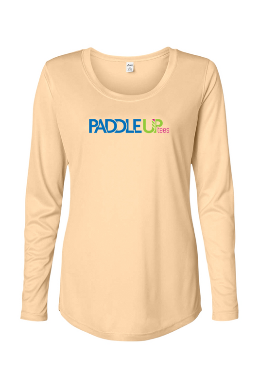 Paragon Women's Long Islander Performance Long Sleeve T-Shirt Peach