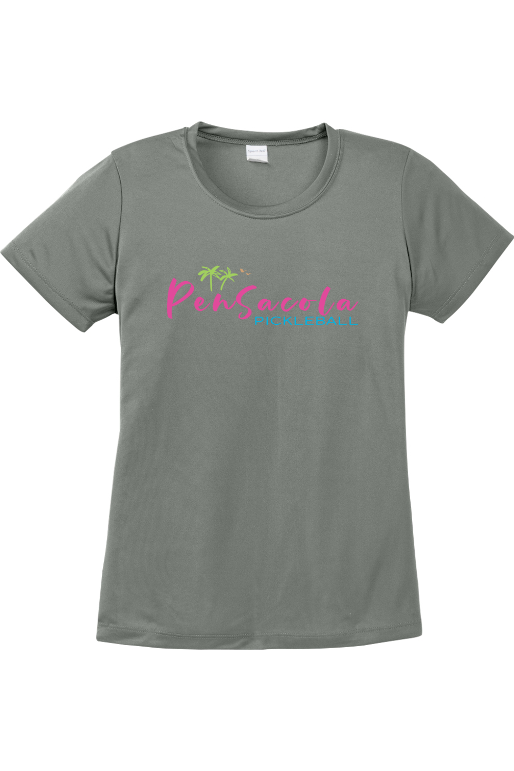 Sport-Tek Ladies PosiCharge Competitor Tee Grey Concrete
