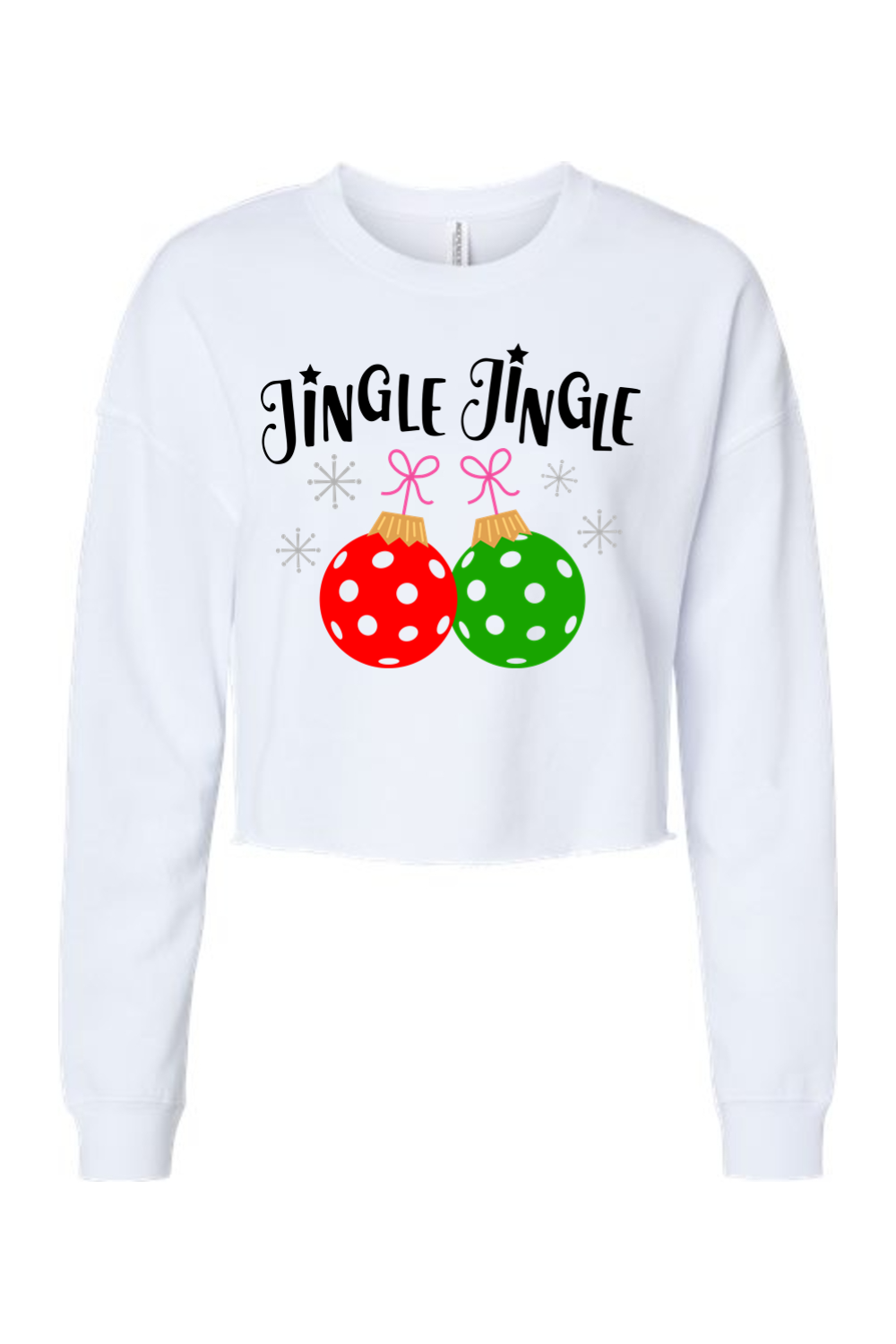 Independent Trading Co Women's Lightweight Cropped Crew Pullover