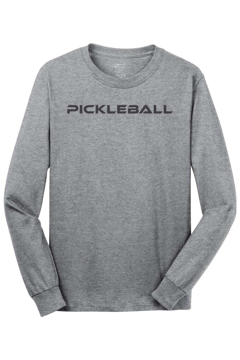 Port & Company Long Sleeve Core Cotton Tee Athletic Heather