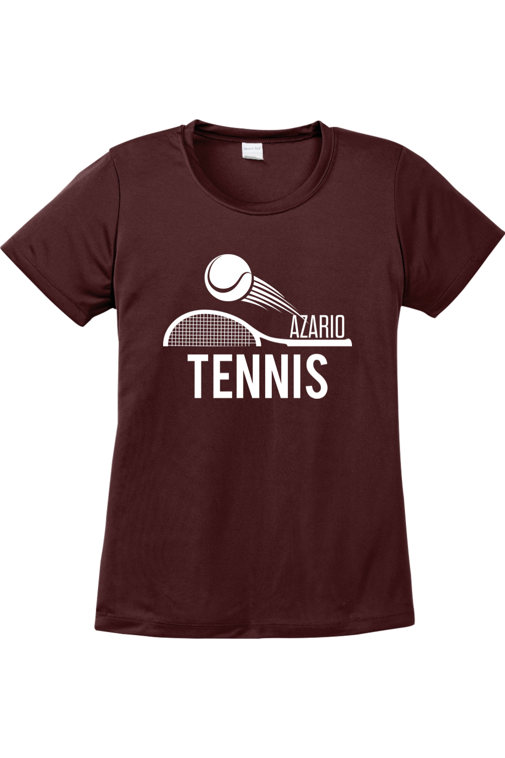 Azario Tennis - Ladies  Crew Neck Tee