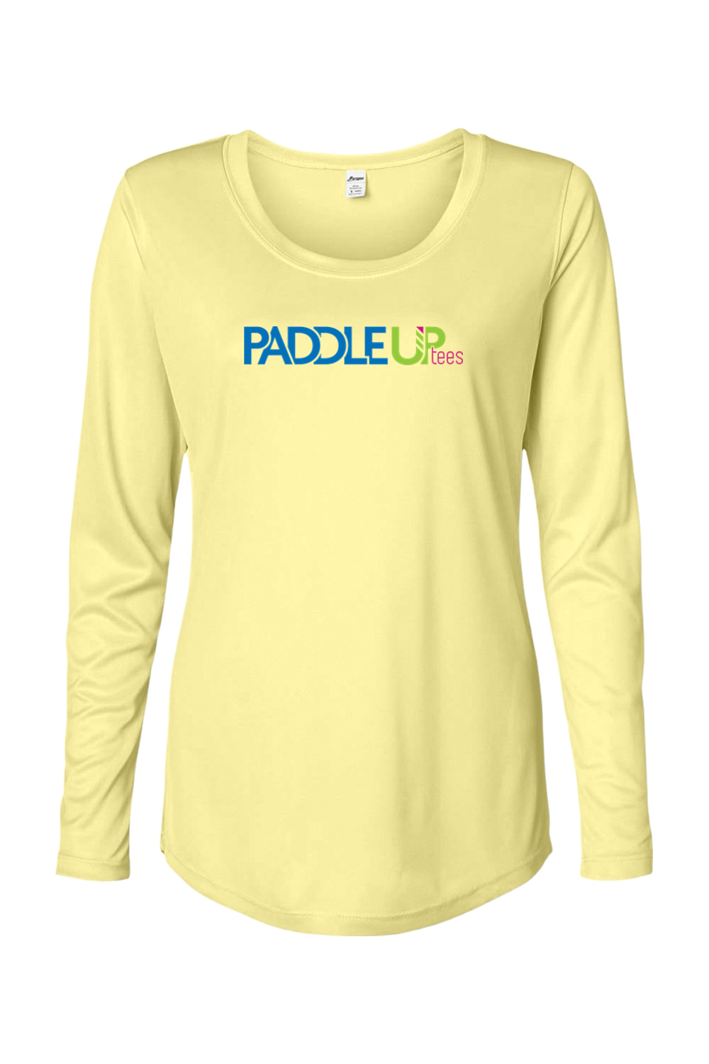 Paragon Women's Long Islander Performance Long Sleeve T-Shirt Pale Yellow