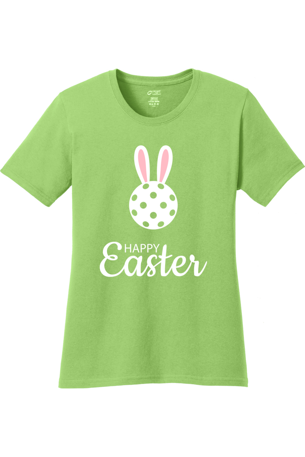 Port & Company Ladies Core Cotton Tee Lime