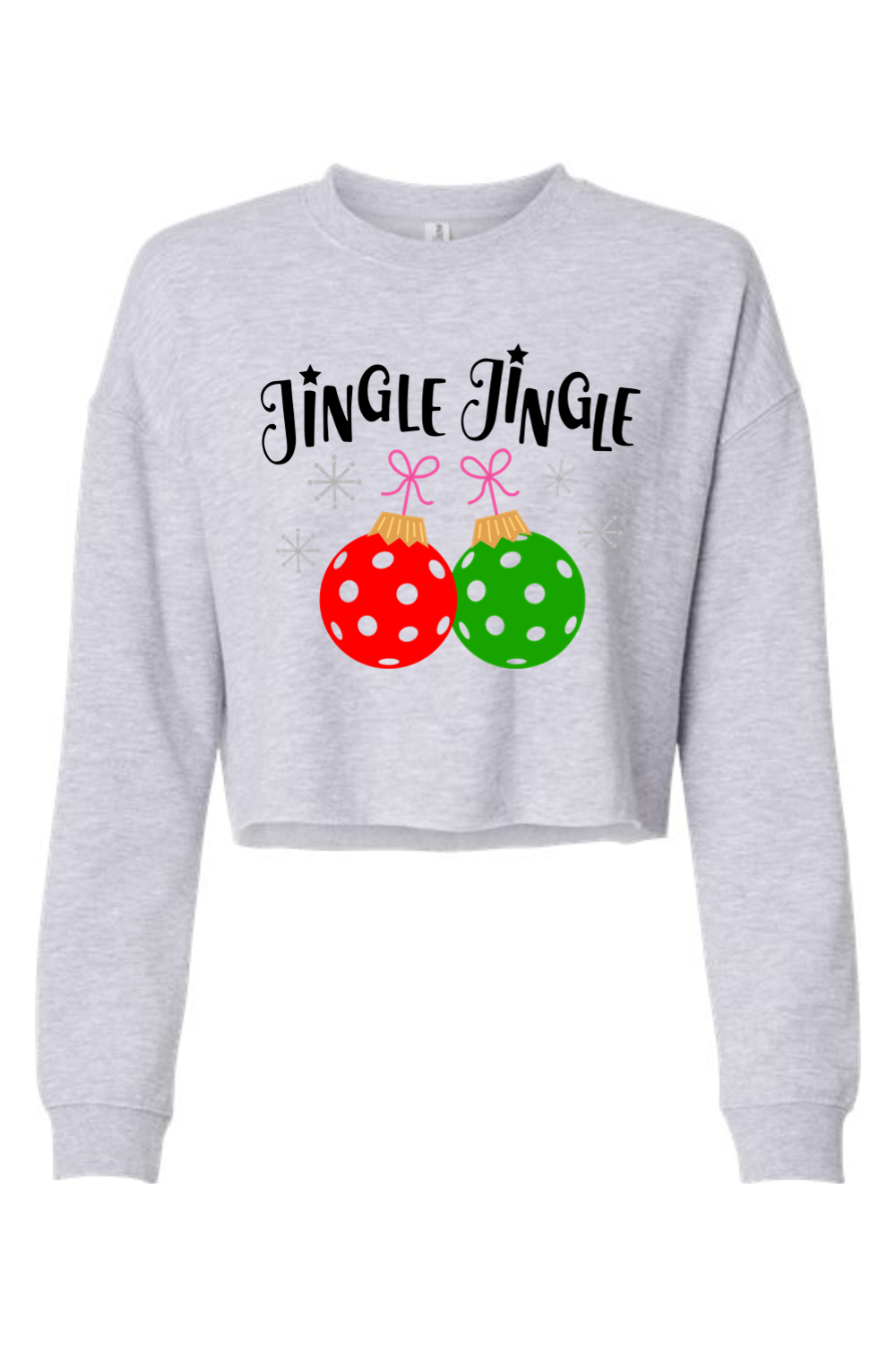 Independent Trading Co Women's Lightweight Cropped Crew Pullover