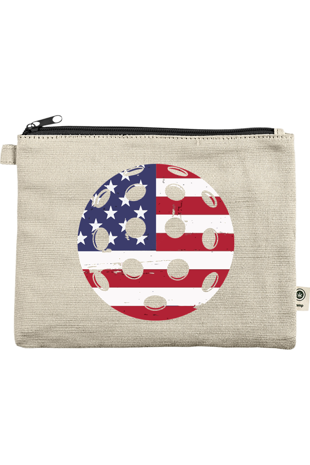 Hemp Blend Pouch Natural Black
