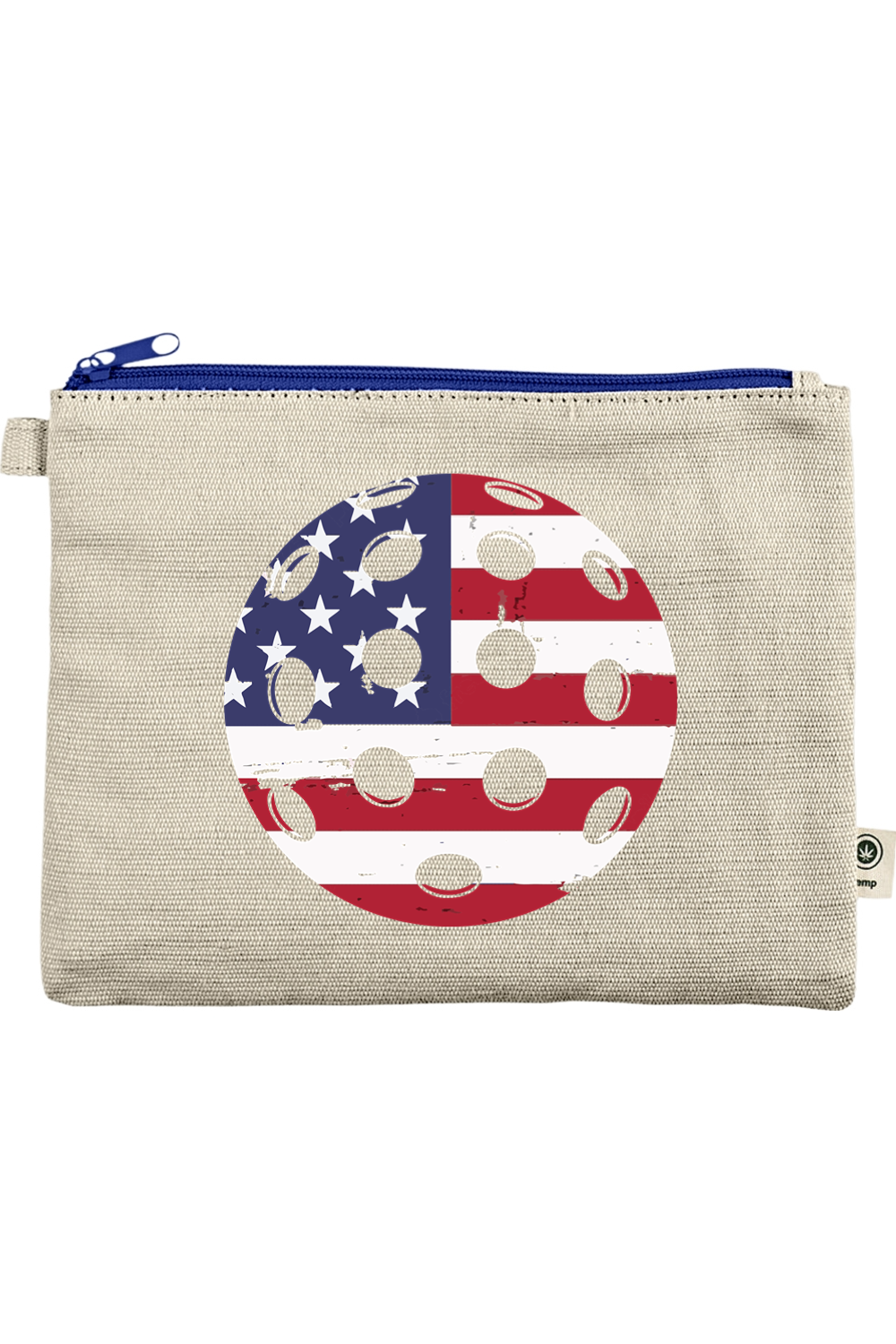 Hemp Blend Pouch Natural Blue