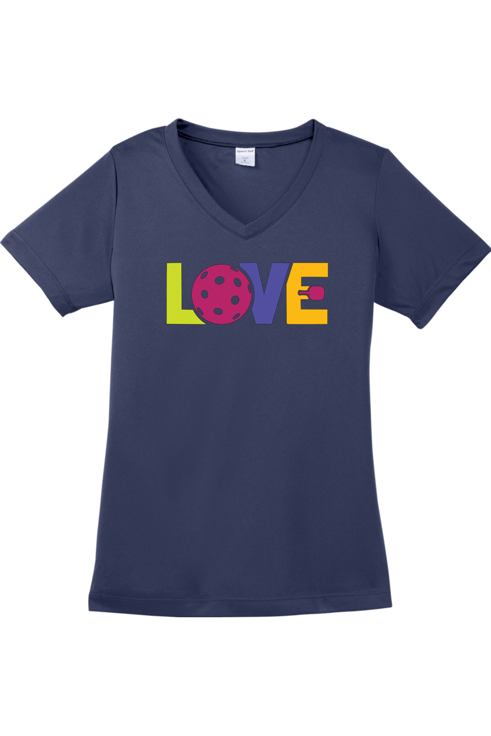 Sport-Tek Ladies PosiCharge Competitor V-Neck Tee True Navy