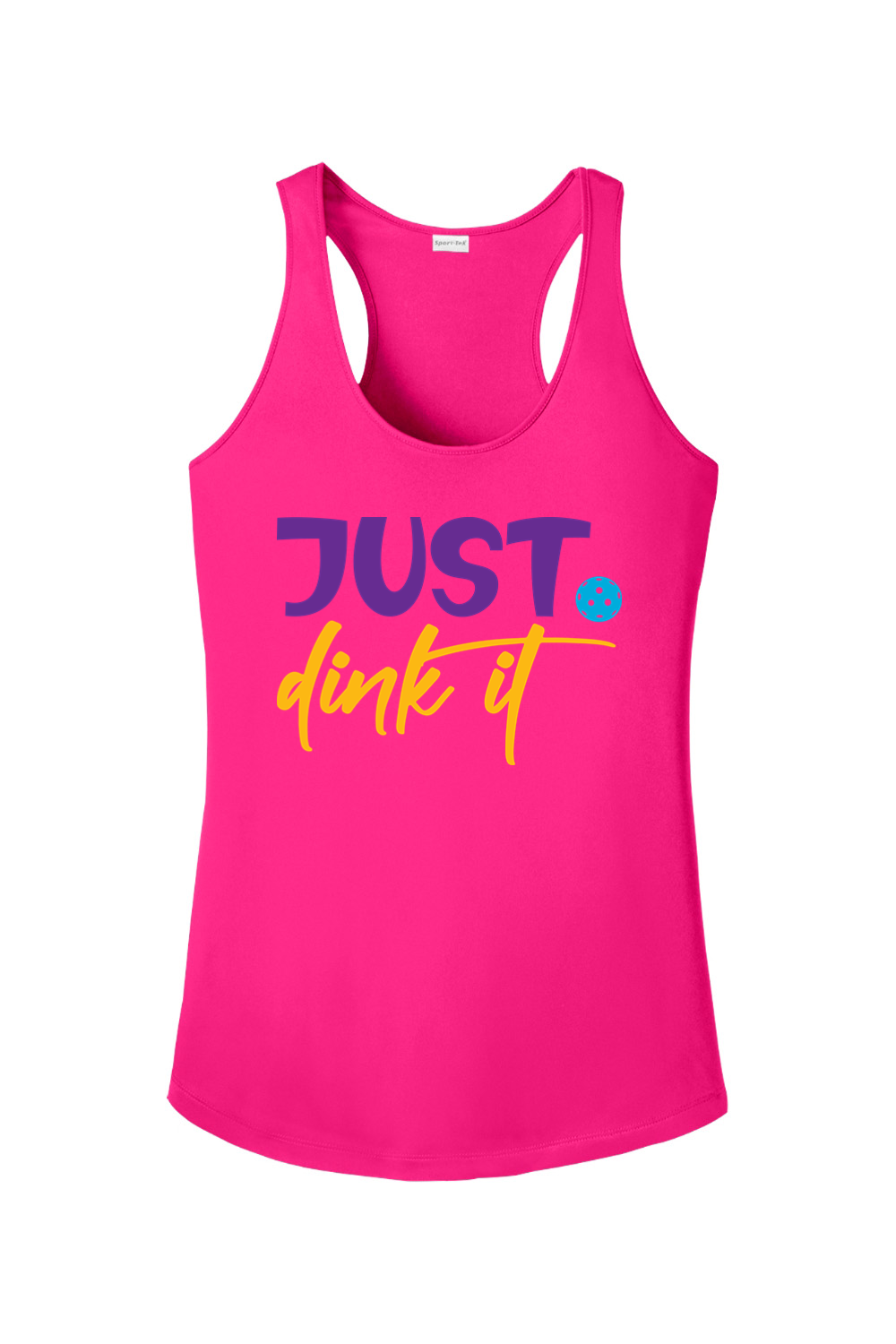 Sport-Tek Ladies PosiCharge Competitor Racerback Tank Neon Pink