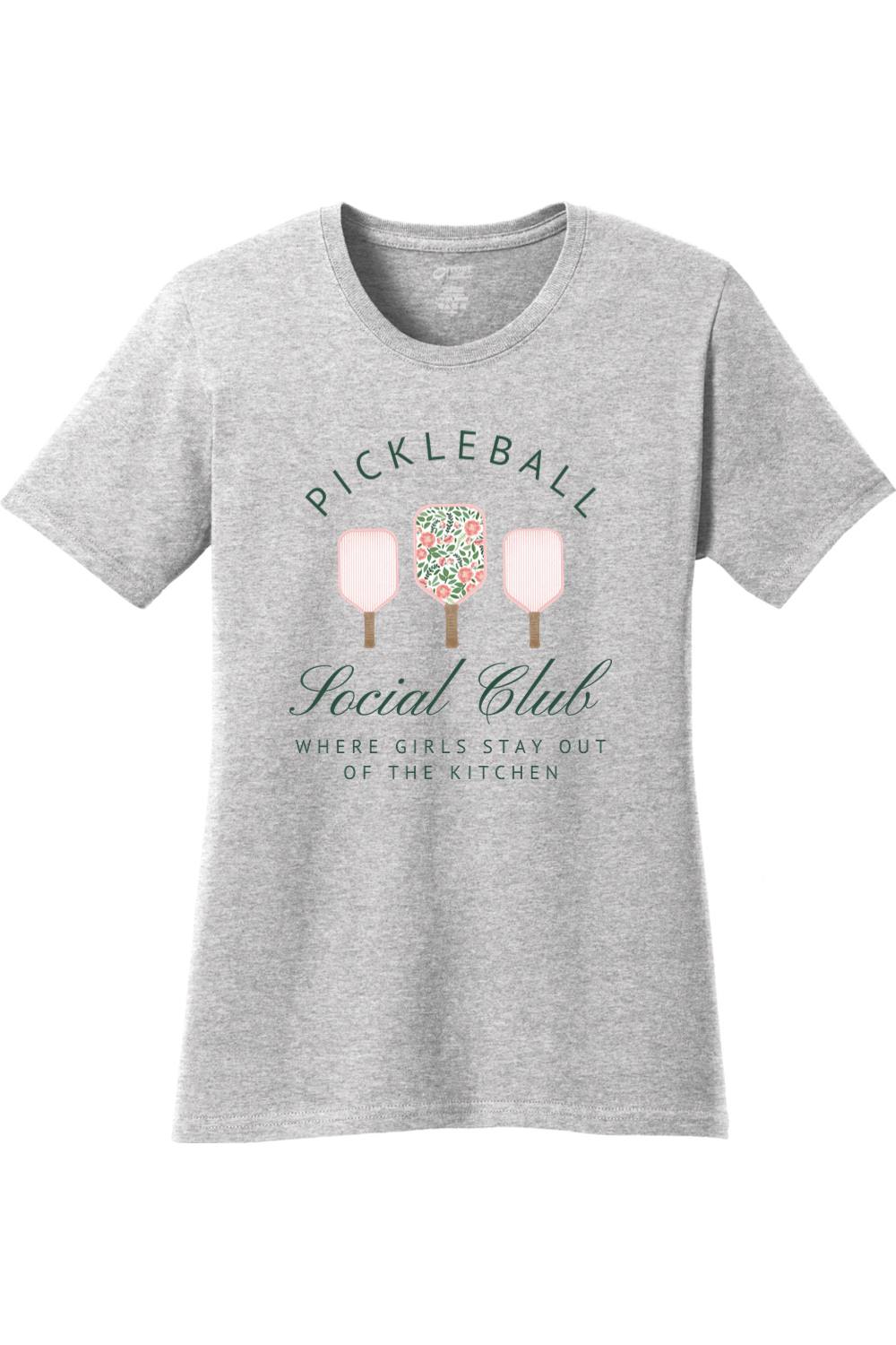 Port & Company Ladies Core Cotton Tee Ash