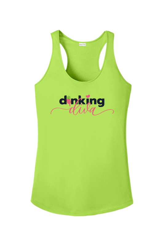 Sport-Tek Ladies PosiCharge Competitor Racerback Tank Lime Shock