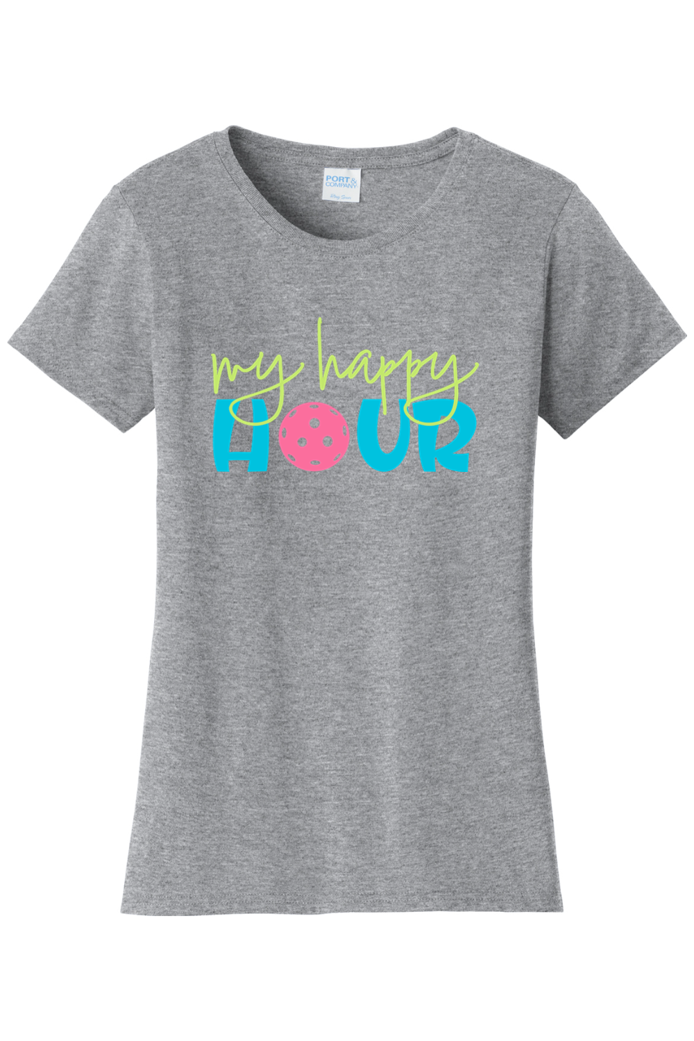 Port & Company Ladies Fan Favorite Tee Athletic Heather