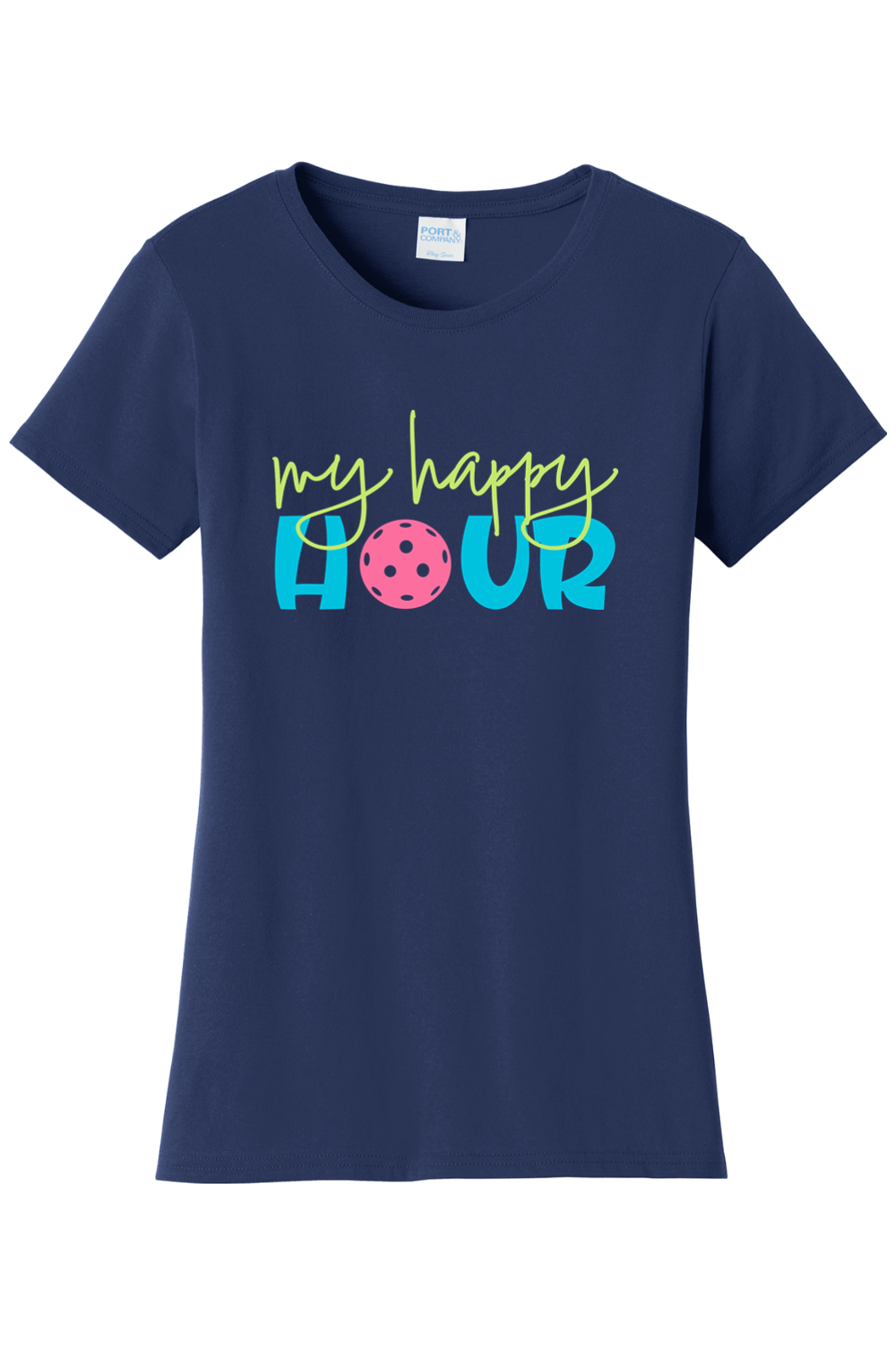 Port & Company Ladies Fan Favorite Tee Team Navy