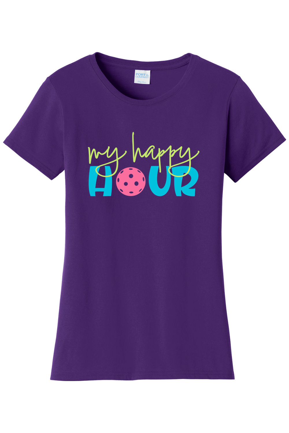 Port & Company Ladies Fan Favorite Tee Team Purple