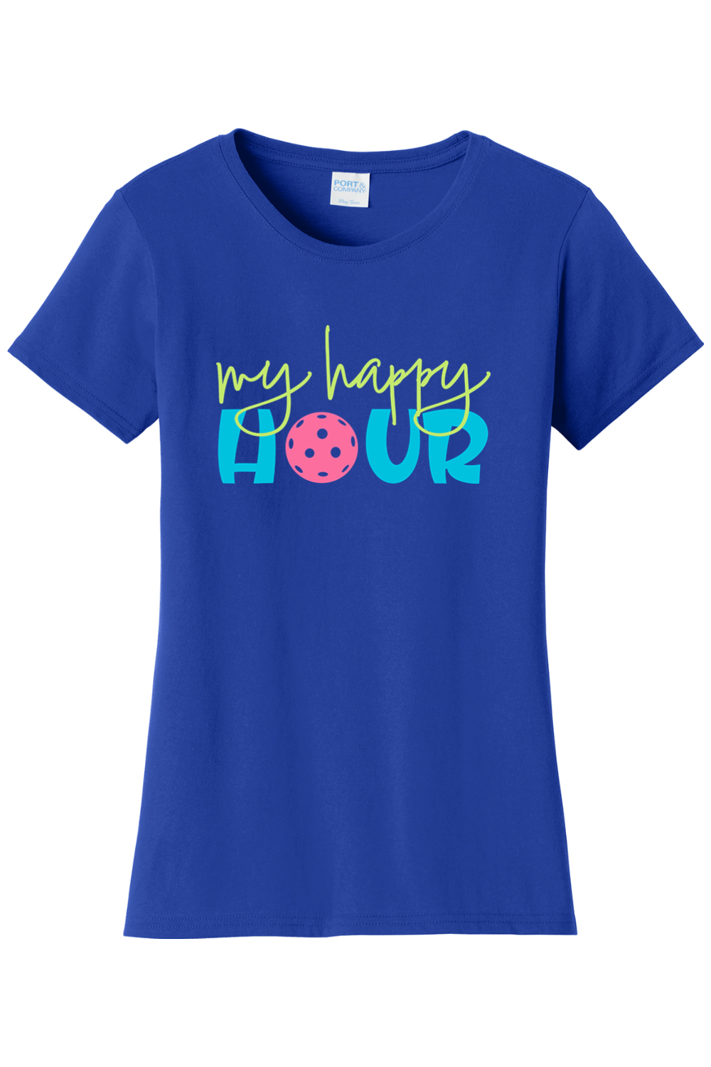 Port & Company Ladies Fan Favorite Tee True Royal