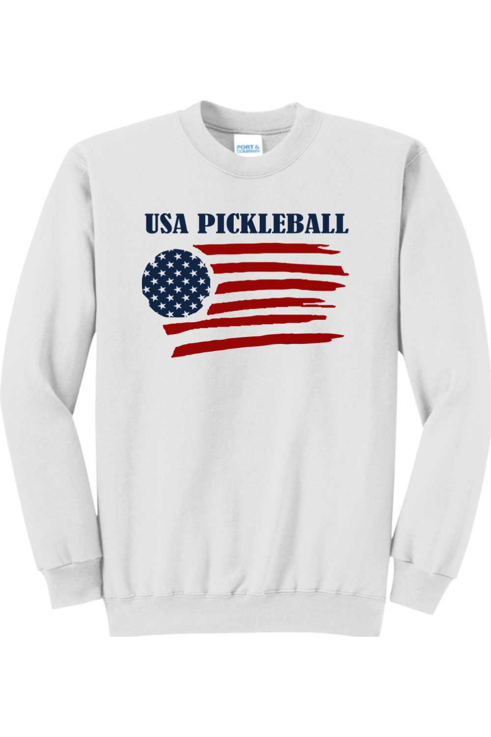 Port & Company Core Fleece Crewneck Sweatshirt White