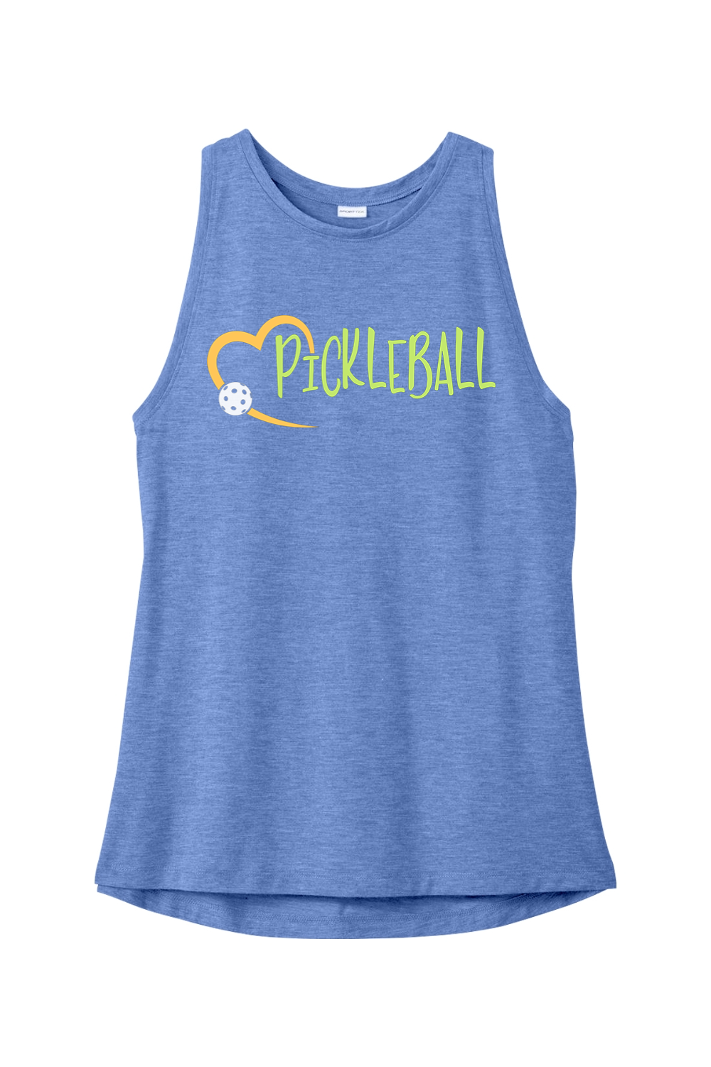 Sport-Tek Ladies PosiCharge Tri-Blend Wicking Tank True Royal Heather